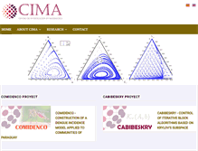 Tablet Screenshot of cimapy.org